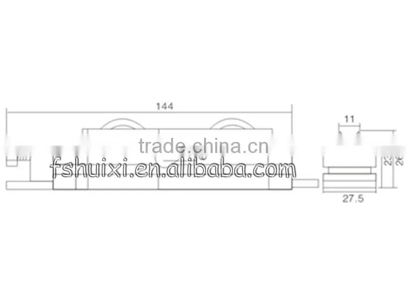 zinc alloy window and door roller