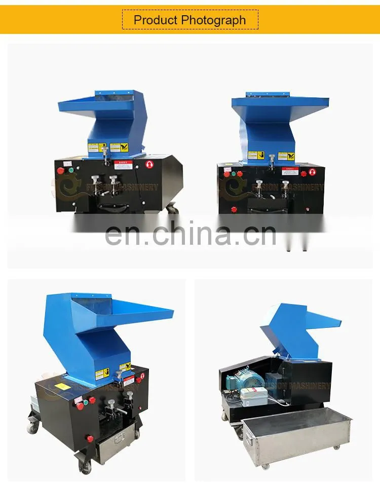 pet recycling plastic bottle crusher plastic film crusher pp pe product crushing machine plastic shredder machine shredder