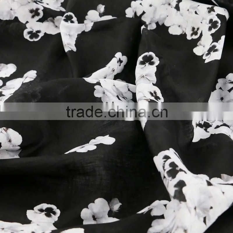 17*21 linen print fabric,women's fashion dress fabric,100% linen fabric