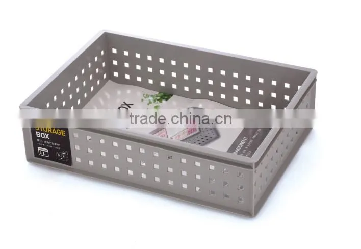Multi-functional Plastic Stationery Table Storage Box container basket