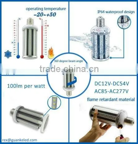 5 years warranty UL 347v led wall pack bulb