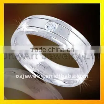 small order fashion design lovers silver square rings sets with high quality paypal acceptable