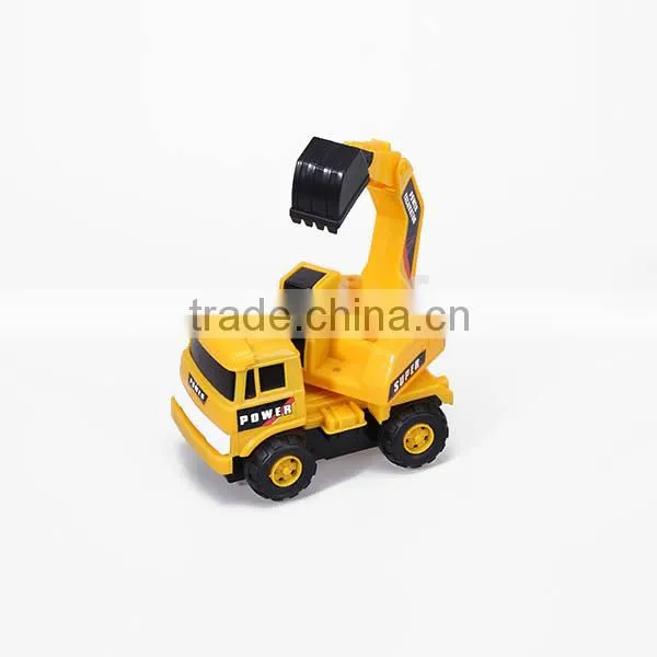 Electric plastic mini toy excavator