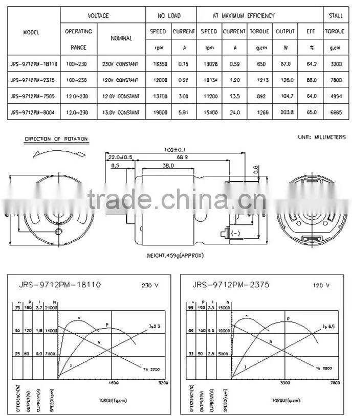 Brushed DC Electric Motor