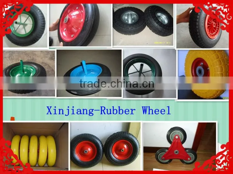 5 Inch Solid Rubber Wheel SR0502 for wheelbarrow trolley