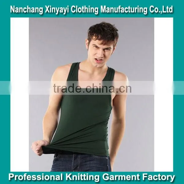 Oem Stringer Tank Tops For Male Solid Singlet Made in China Supplier Wholesaler