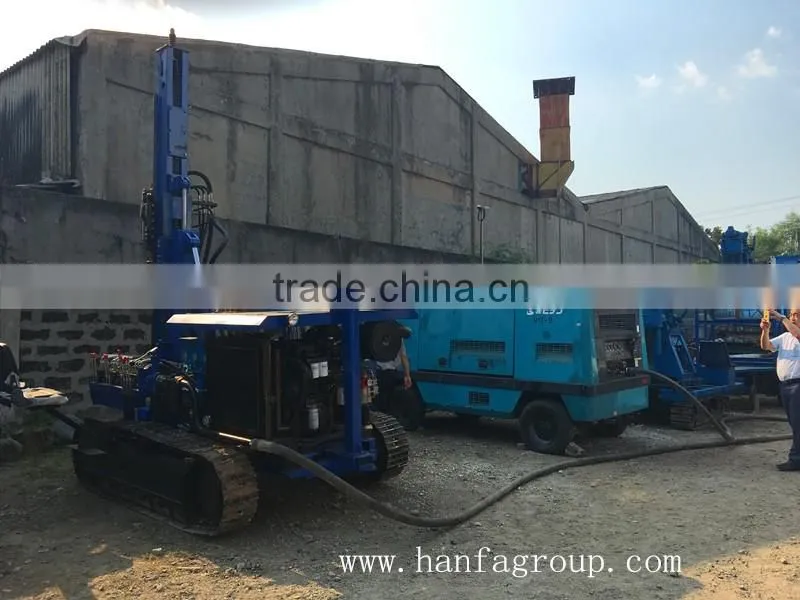 HF130Y crawler type water well drilling rig