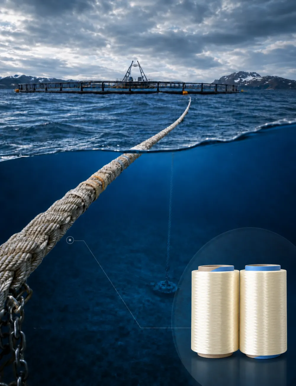 LCP fiber yarn for marine rope.png