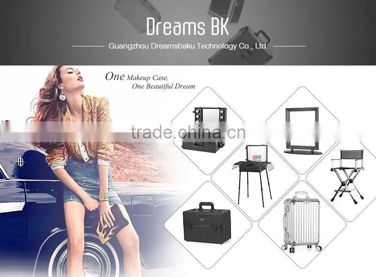 Factory price customized size waterproof aluminum luggage case pilot case for travelling