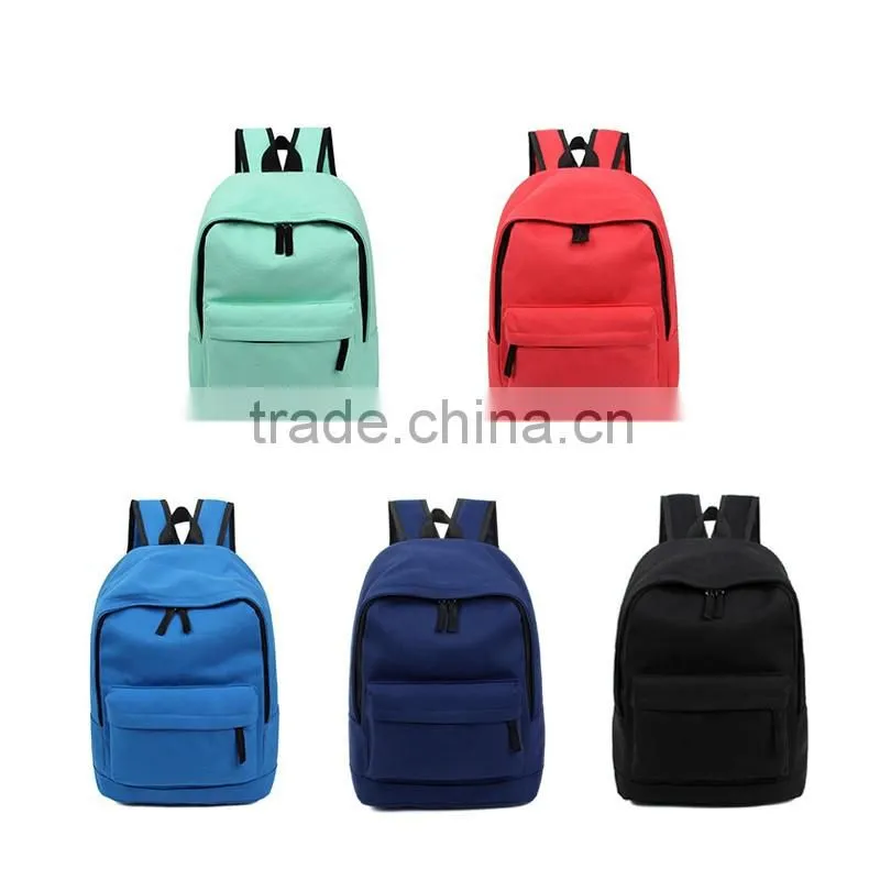 Fashion shoulder travel bag canvas hiking rucksack tactical school backpack