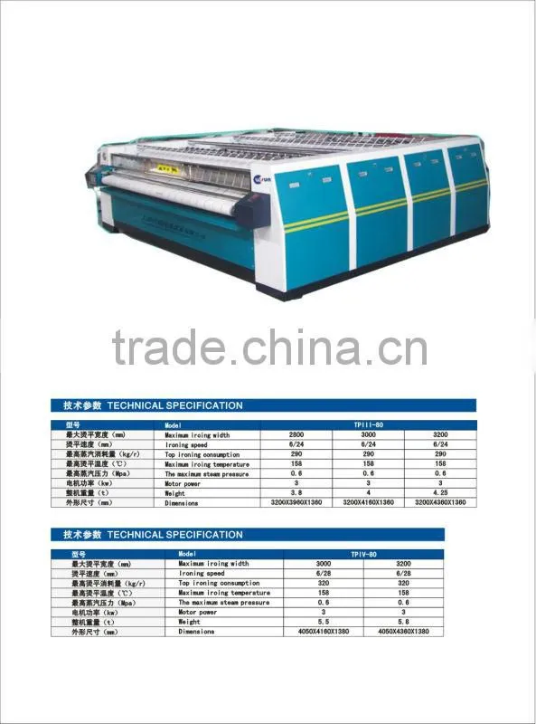 Professional Flatwork Automatic Ironing Machine