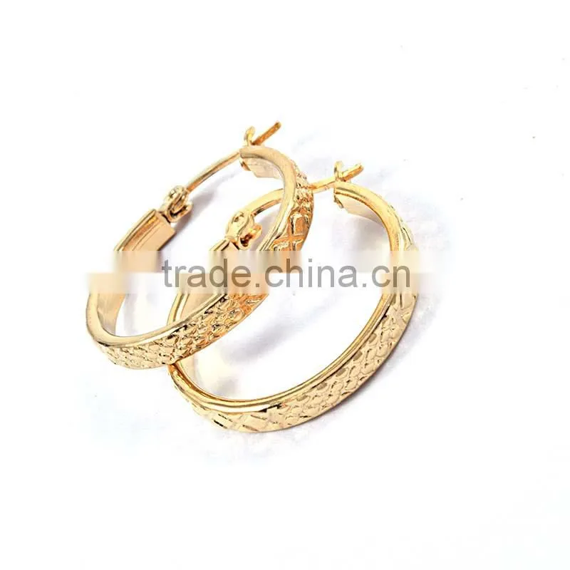 best selling stainless steel jewelry gold earrings big hoop earrings