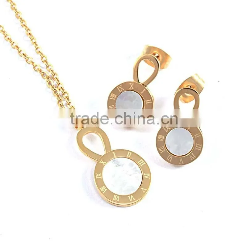 Best Quality Fashion Jewelry High Quality Jewelry Set with 18k gold Color Plated