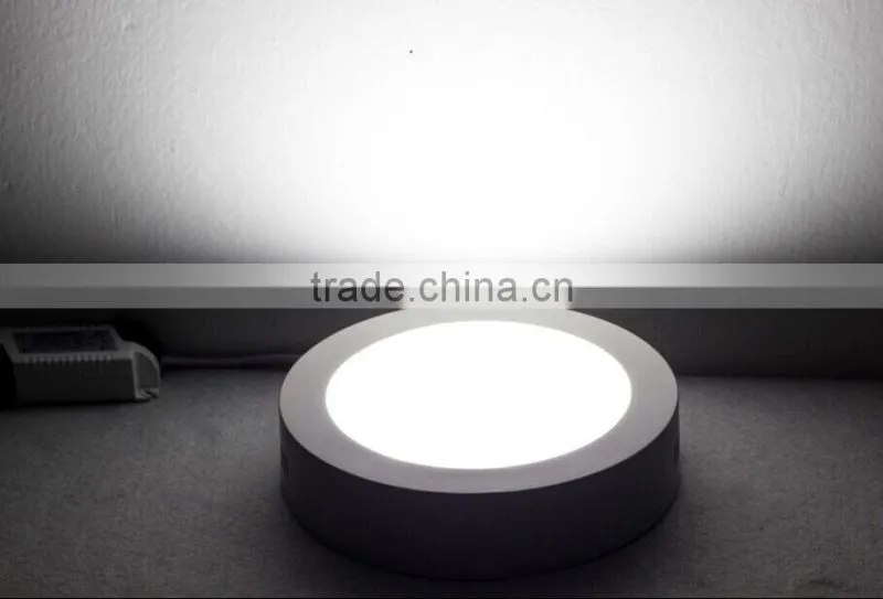 2016 best selling products 6w round led panel light surfacemounted
