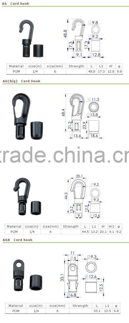 packaging hook for hand bag