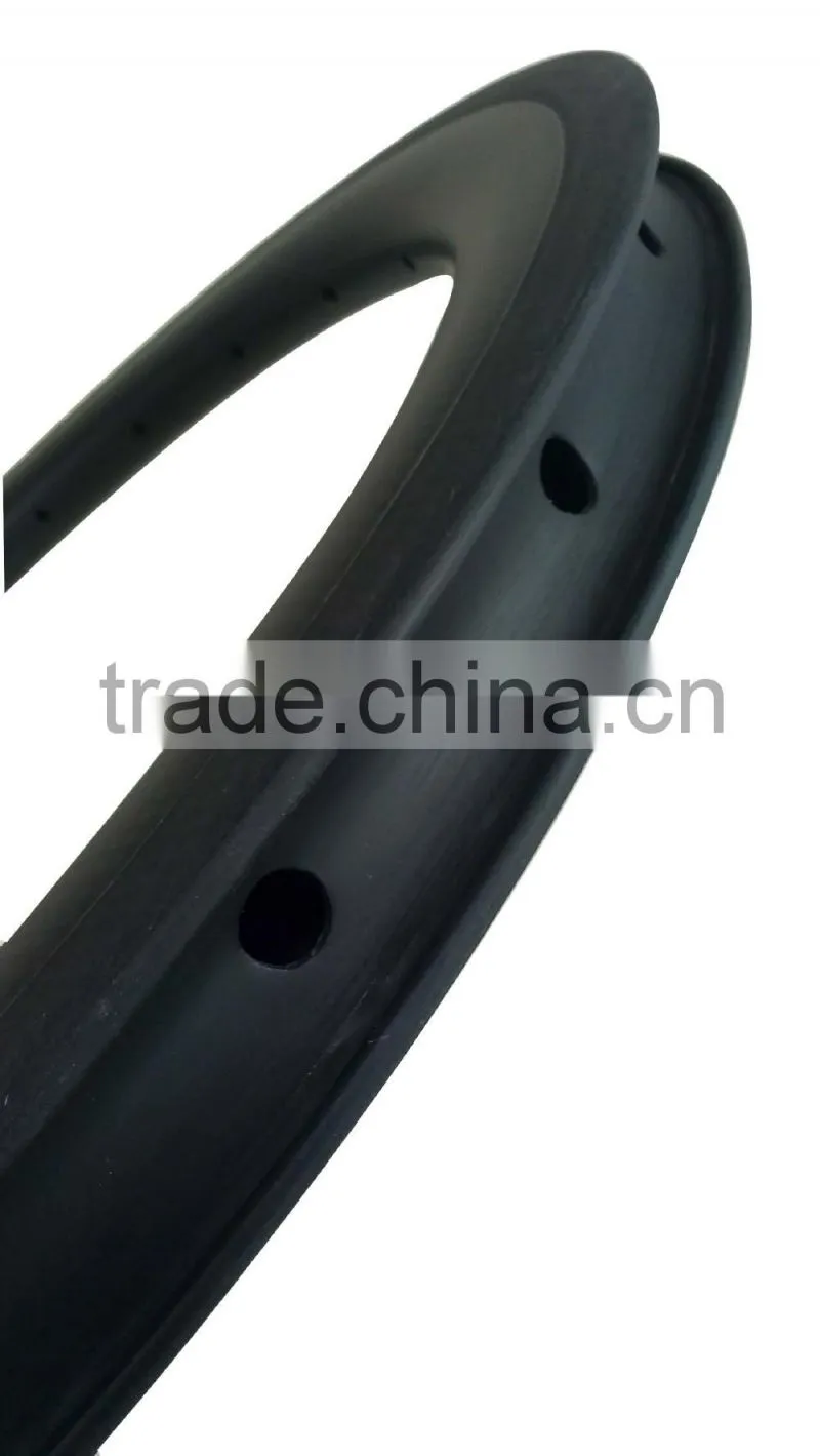 2015 new 18" carbon rim BMX 40mm clincher full carbon 3k matt on sale