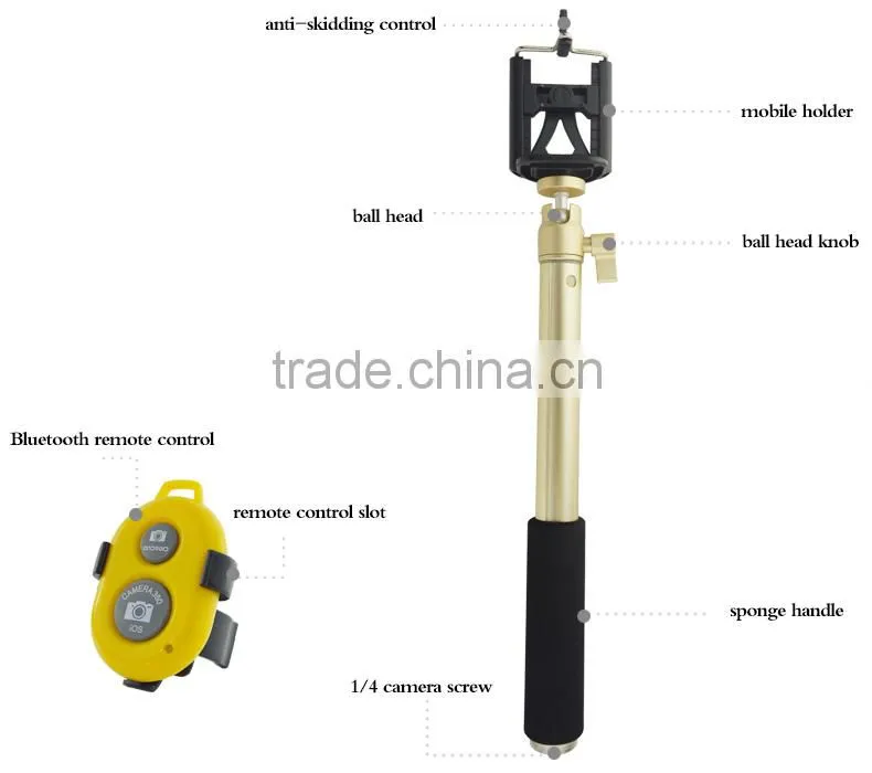 Top selling gadgets stable selfie stick monopod