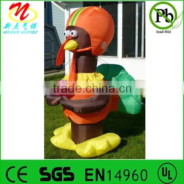 Inflatable turkey for Thanksgiving decorations