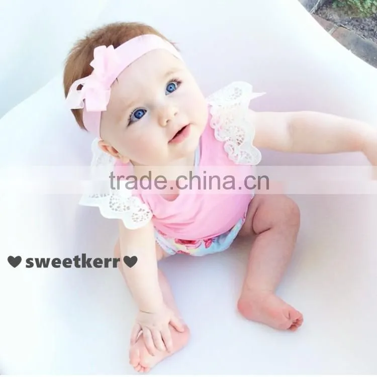 INS fashion children summer clothing girl lace pure cotton t-shirt infant baby toddlers tops