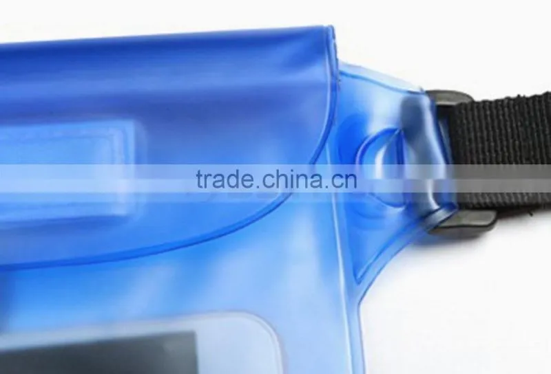215*150mm Waterproof Big Waist Bag for iphone 6 6plus 5s 5c galaxy note2/3/4 s4 s5 underwater sports bag