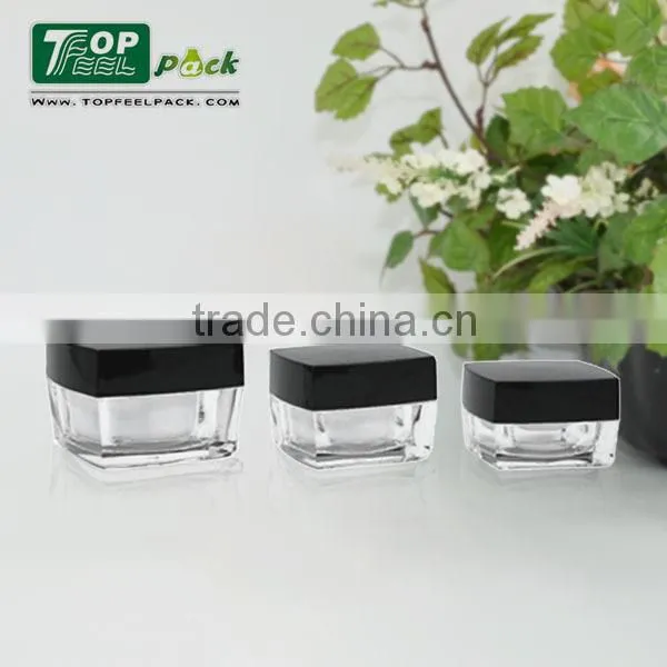 High quality acrylic airless pump jar for cream 15g/30g/50g