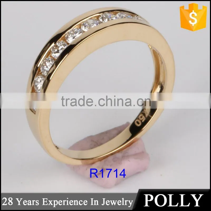 Wholesale jewelry 2015 fashion design 925 silver ring flower CZ gold plated ring