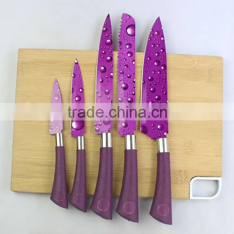 Non-stick printing knife set