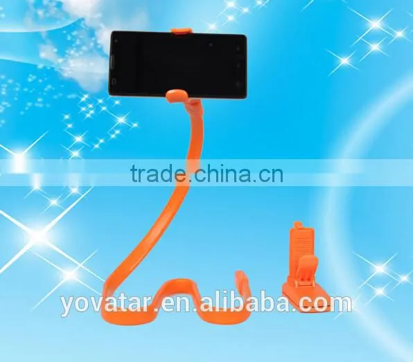 New!!!Universal Clip snake Car Desktop Lazy Bed Phone Holder Stand For iPhone 6/plus, for note 4,for note 3
