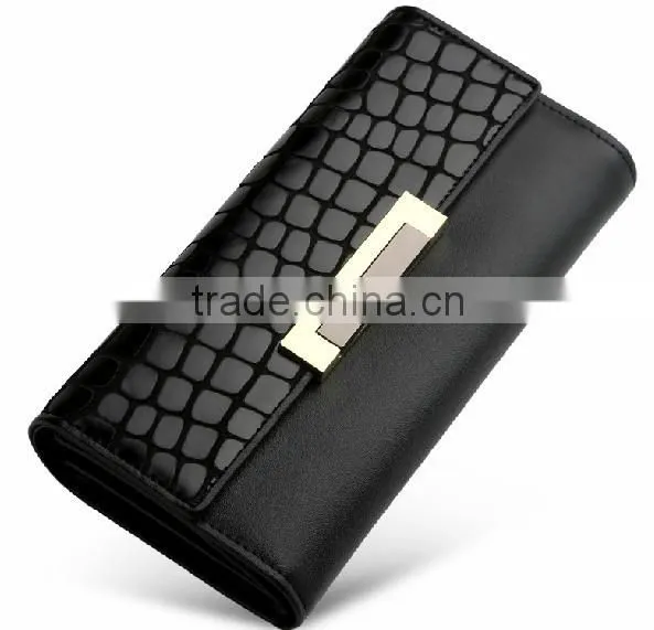 2016 Hot design woman pu leather wallet or purse