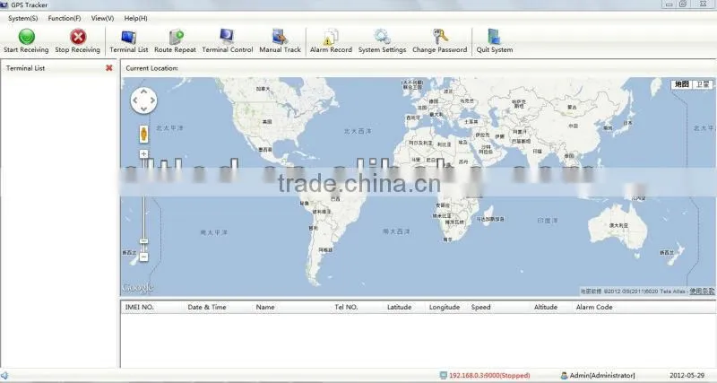 TK107 support camera/voice communication/central lock/fuel sensor truck gps tracking system