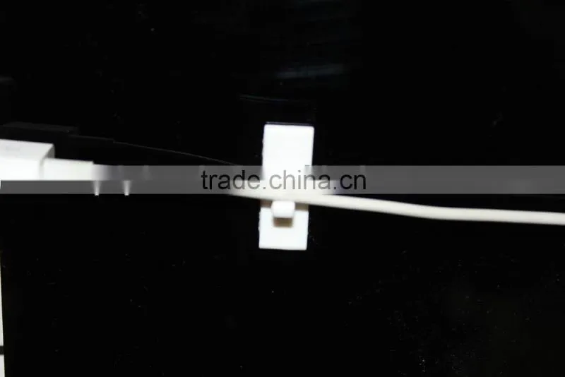 plastic self adhesive removable car cable holder
