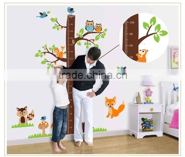 Owl Lion animal Tree Vinyl Wall Stickers kids Baby children Decor Home Wall Paper Decal deco Art Sticker New,Big