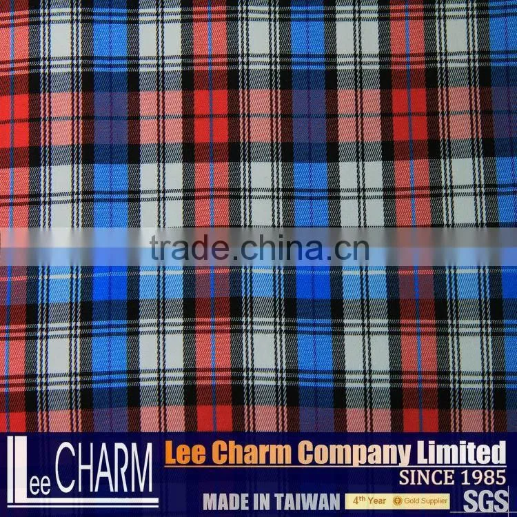 Woman Plaid Blouses Pleated Plaid Skirt
