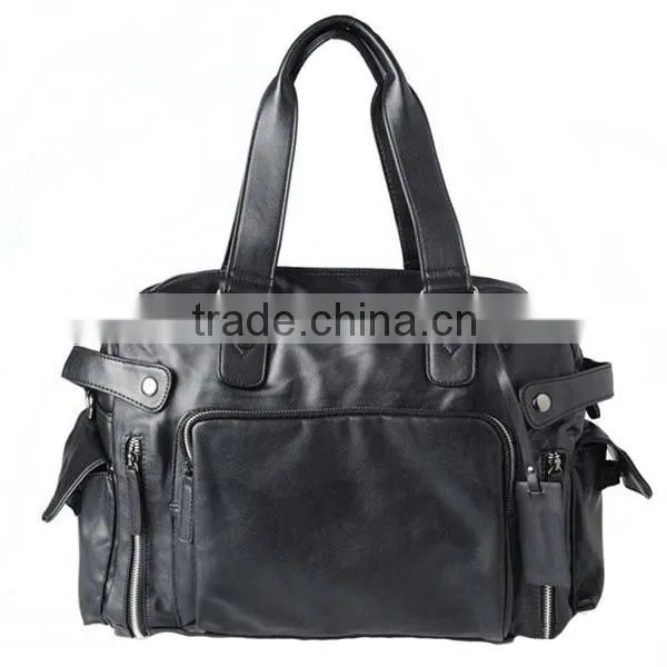 Hot selling men's leather satchel shoulder bags
