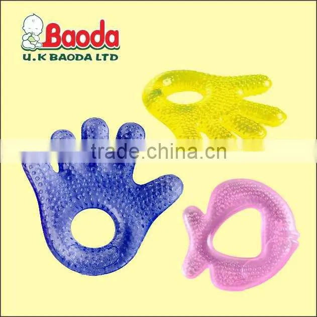 silicone water filled baby teethers