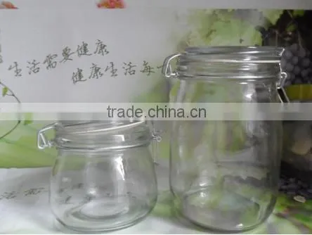 Eco-friendly feature glass airtight jar glass material container for honey
