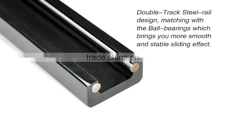Commlite Camera Video Track Slider Video Stabilizer System with Ball-Bearing for DSLR/Camcorders