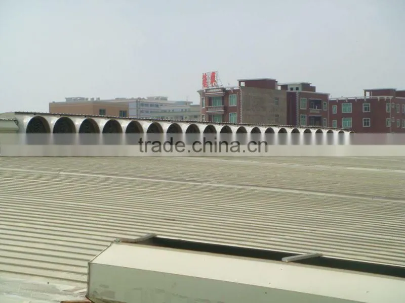 Industrial exhaust fan/fiber glass ventilation fan/FRP cone fan