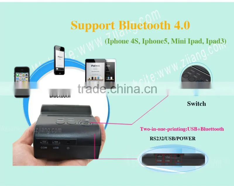 58mm Android hot sell Bluetooth printer for POS system