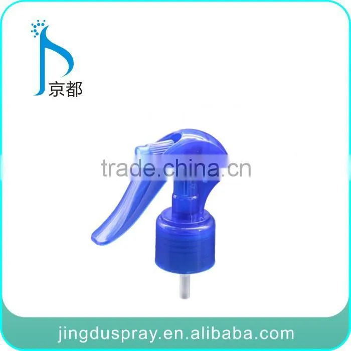yuyao plastic Transparent deep green mini trigger sprayer JD-202A