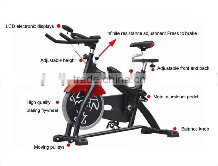 as seen on tv product 2013 magnetic flywheel exercise bike body building equipment