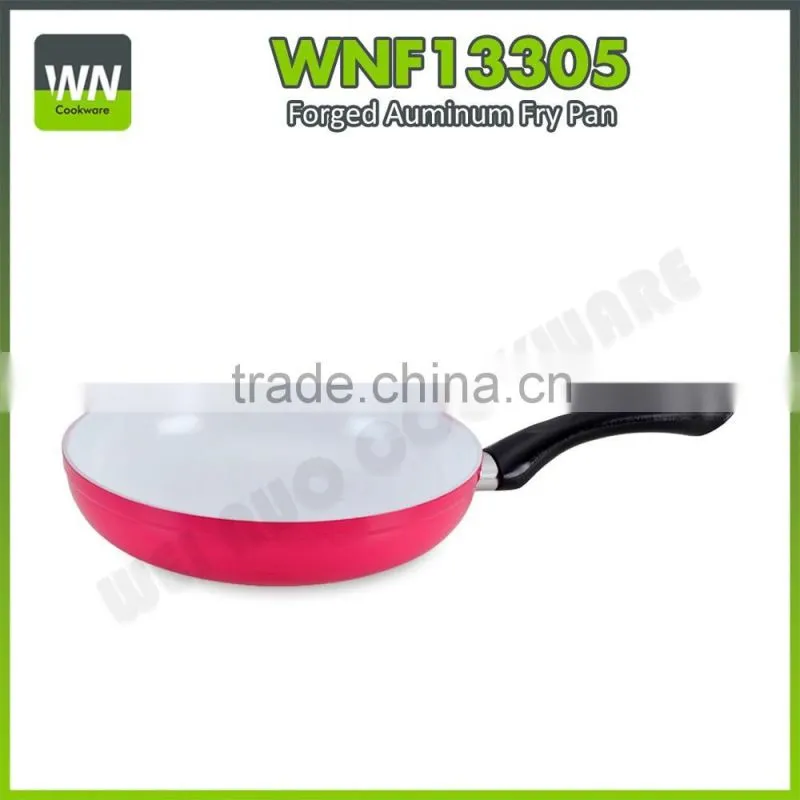 White alumininum pressed frying pan handle sleeves frypan set grill pan for promotion
