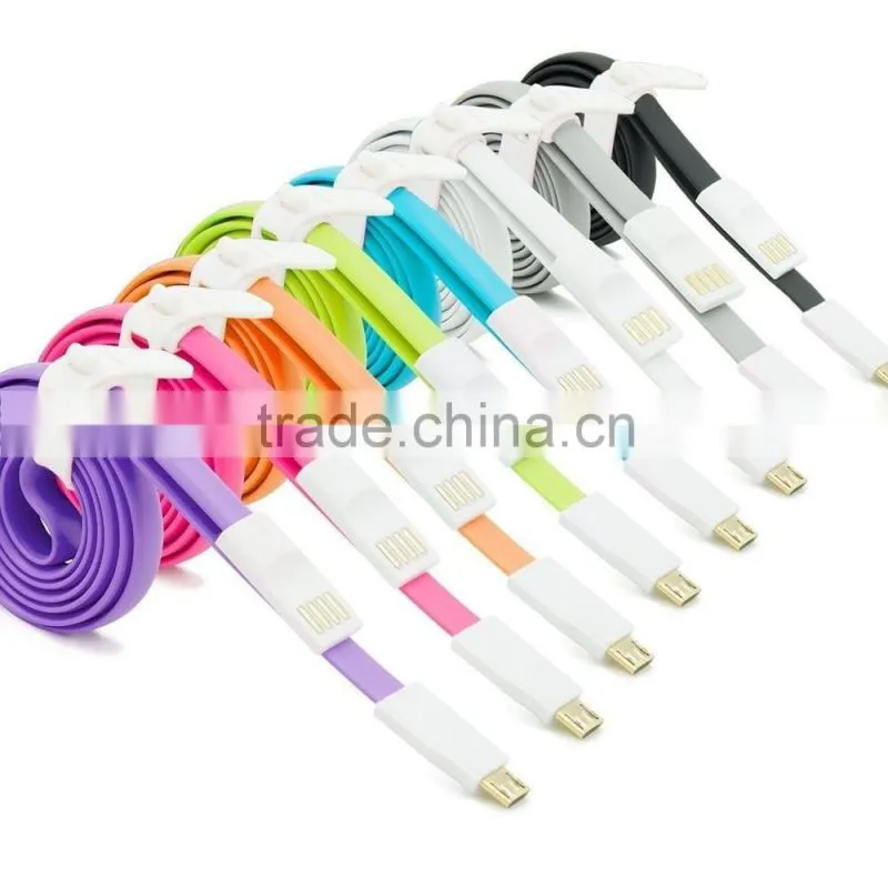 flat magnetic USB cables for samsung