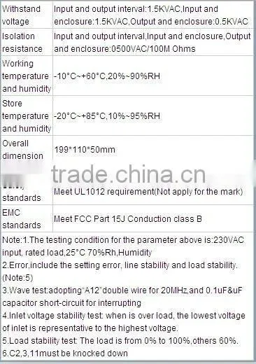T100 T-100D Triple output switch power supply