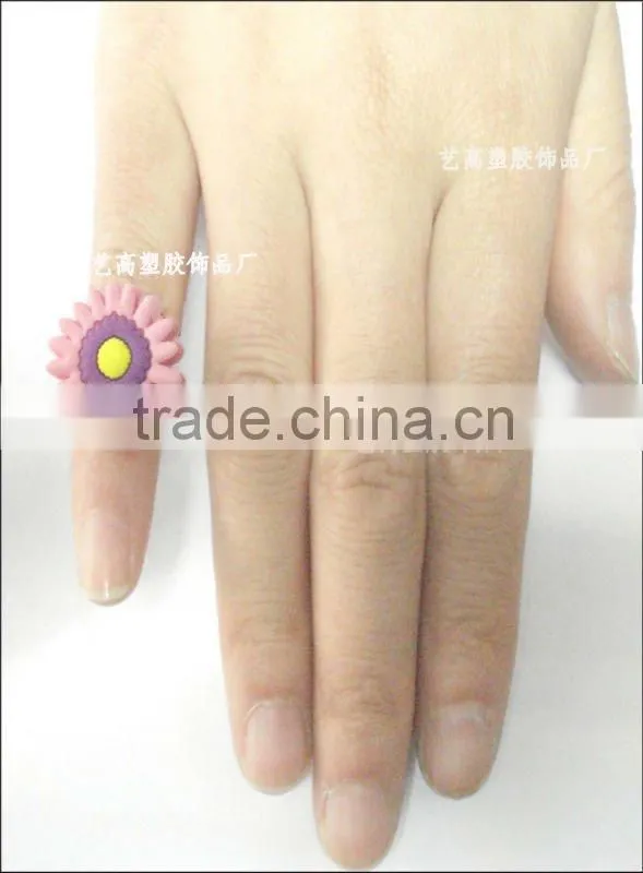 Chilren's lovely pvc finger ring,finger puppet(Flat, 2D & 3D )