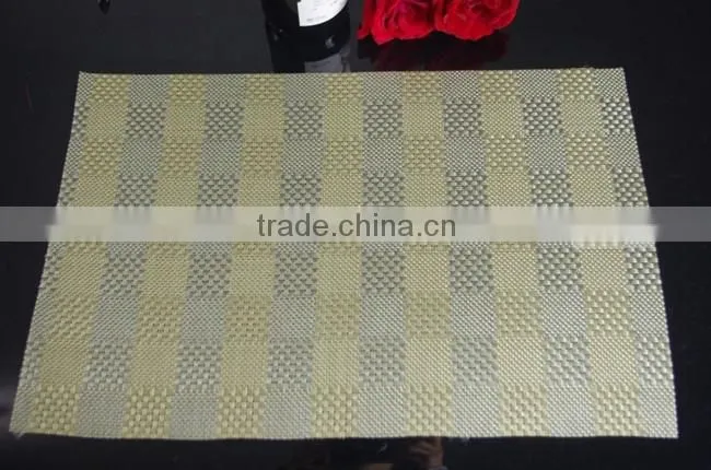 custom plaid table mat