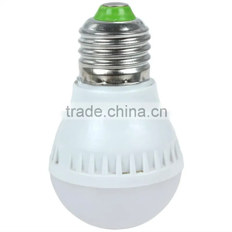 Hot sale! 3W LED Bulb E27 / B22 220V White/ Warm White Light Energy-saving Bulb for Home / Commercial Use