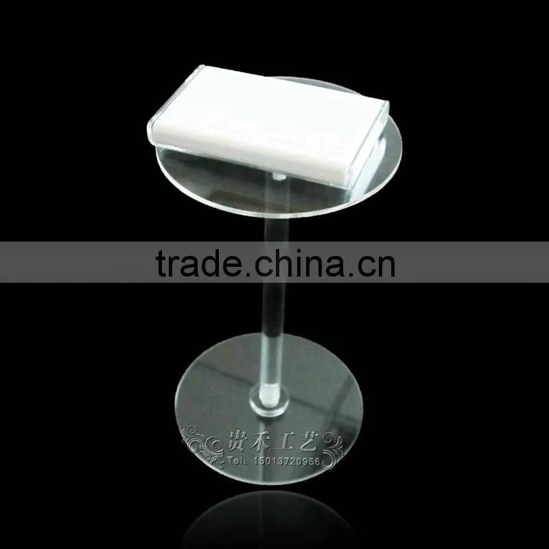 Single column Style acrylic cosmetic display,cheap acrylic cosmetic display