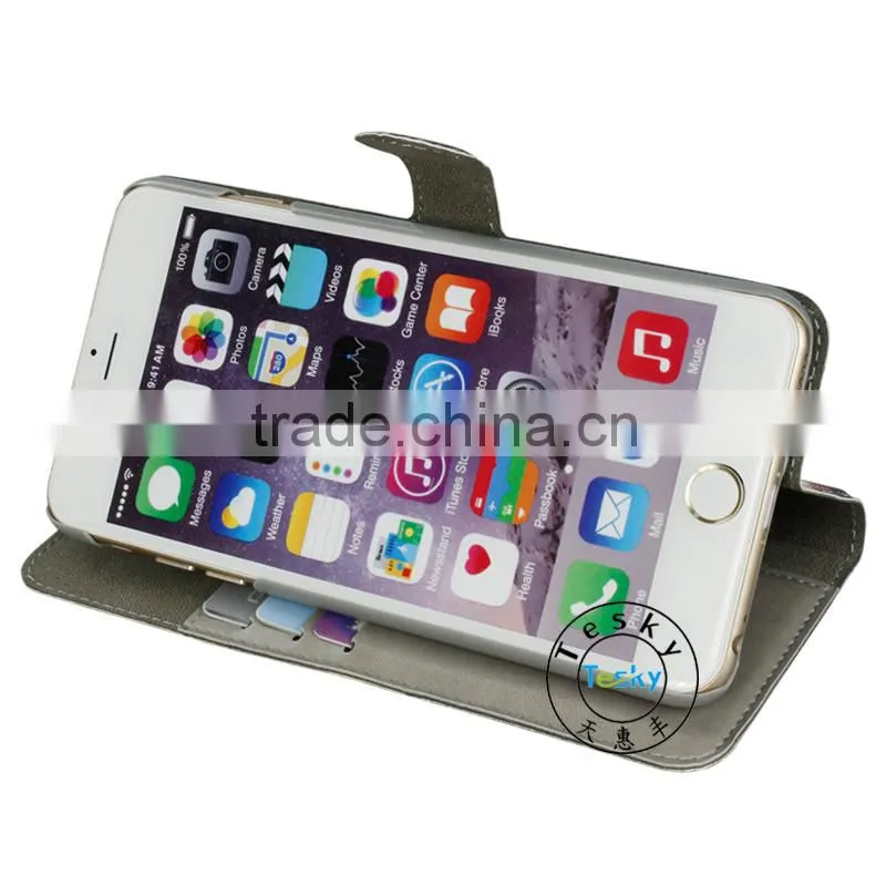 Leather pattern phone case for iphone 6 plus
