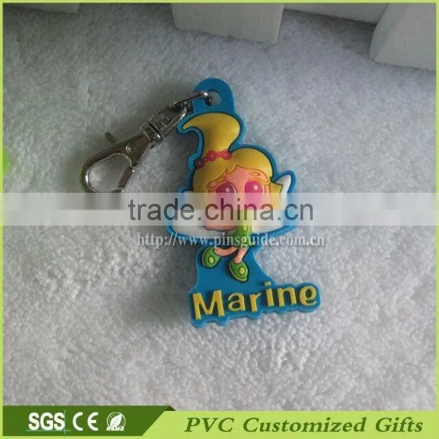 2D Custom Car Shape Soft PVC Keychains